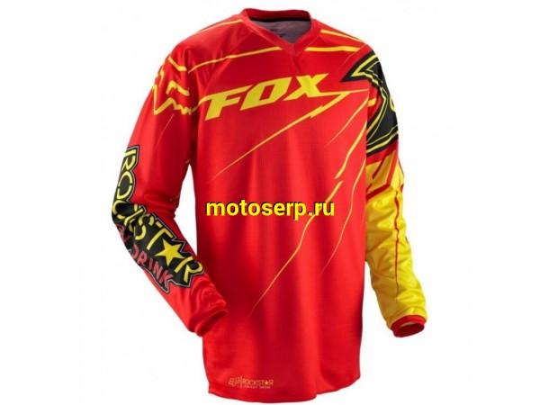 Купить  Джерси (футболка для мотокросса) Fox 360 Rockstar Drink красный 2XL (шт) (0 купить с доставкой по Москве и России, цена, технические характеристики, комплектация фото  - motoserp.ru