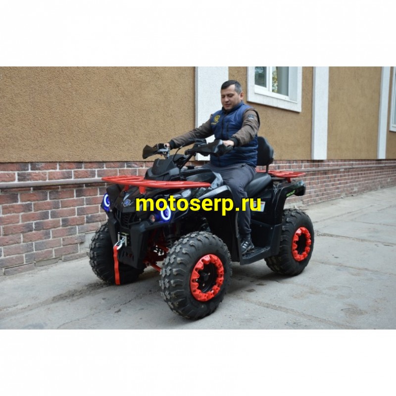 Купить  200cc Квадроцикл ROCKOT HAMMER-200 PREMIUM (Mikilon) утилит 2х4, 4Т.; 200cc; электр, вариат с рев. диск/диск Лебедка Фаркоп, линзы (шт) (Rockot купить с доставкой по Москве и России, цена, технические характеристики, комплектация фото  - motoserp.ru