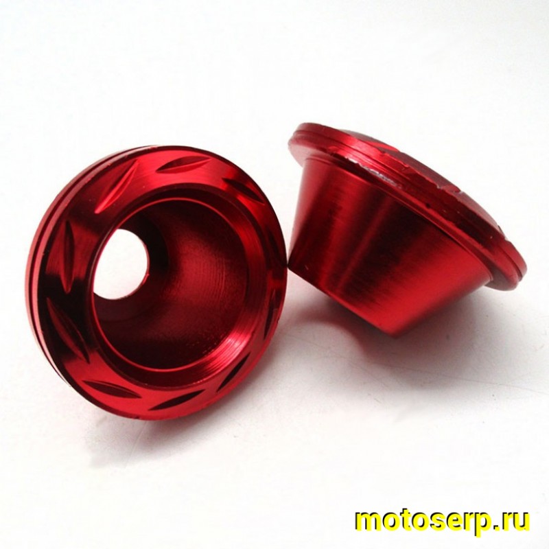 Купить  Слайдеры Колпачок декоративный на ось 55 ММ красный (пара) (MM 89865 купить с доставкой по Москве и России, цена, технические характеристики, комплектация фото  - motoserp.ru