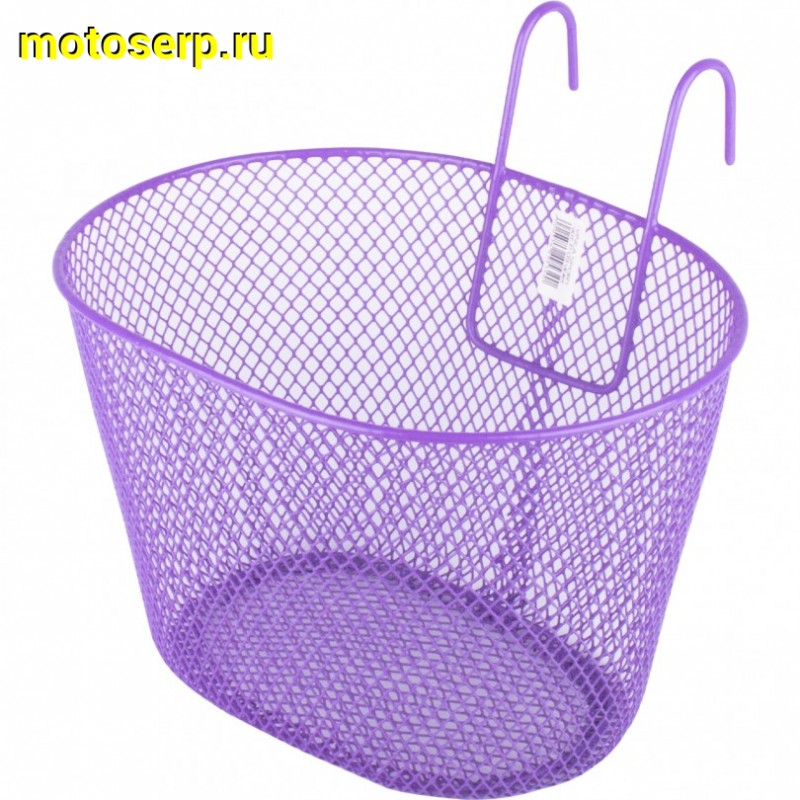 Купить  Корзина передняя ДЕТСКАЯ на руль СТАЛЬ Вело (шт) (Бар P 09 black (Бар 09 violet (Мир 58358 купить с доставкой по Москве и России, цена, технические характеристики, комплектация фото  - motoserp.ru