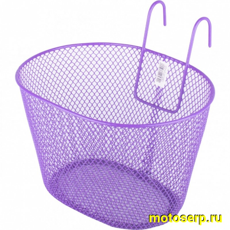 Купить  Корзина передняя ДЕТСКАЯ на руль СТАЛЬ Вело (шт) (Бар P 09 black (Бар 09 violet (Мир 58358 купить с доставкой по Москве и России, цена, технические характеристики, комплектация фото  - motoserp.ru