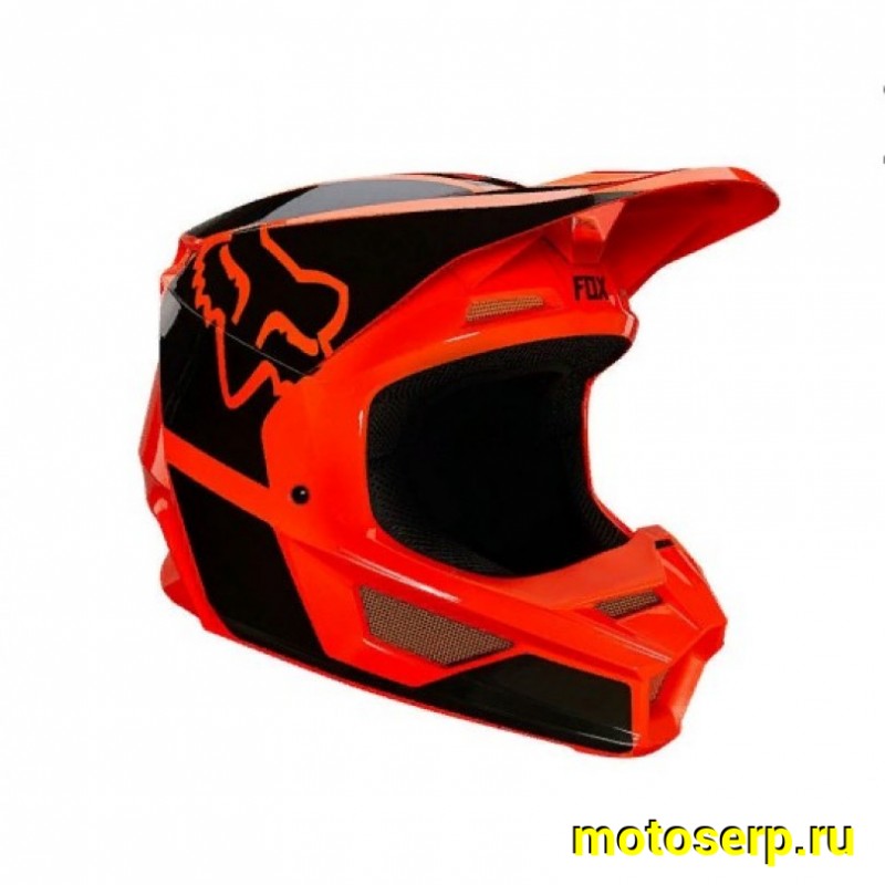 Купить  ====Шлем Кросс (Детский) Fox V1 Revn Youth Helmet оранжевый YL  (25876-824-YL) (шт) (0 купить с доставкой по Москве и России, цена, технические характеристики, комплектация фото  - motoserp.ru