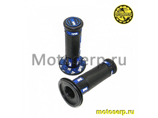 Купить  Ручки руля (грипсы) Кросс PRO-TAPER черные/синие мягкие (пара) (JMC 12928 (MT R-1616 купить с доставкой по Москве и России, цена, технические характеристики, комплектация фото  - motoserp.ru