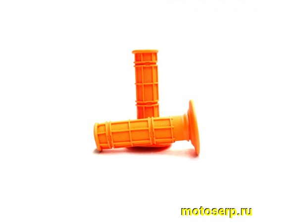 Купить  Ручки руля (грипсы) Кросс мягкие GEL оранжевые (пара) (JMC 12926 купить с доставкой по Москве и России, цена, технические характеристики, комплектация фото  - motoserp.ru