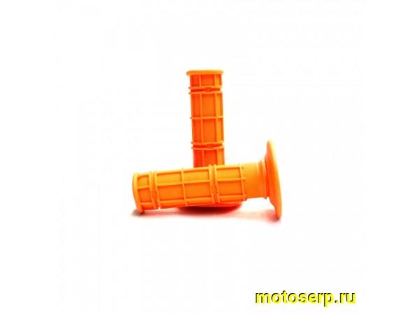Купить  Ручки руля (грипсы) Кросс мягкие GEL оранжевые (пара) (JMC 12926 купить с доставкой по Москве и России, цена, технические характеристики, комплектация фото  - motoserp.ru