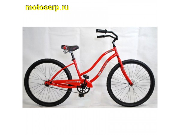 Купить  ====26" CRUISER BKW-9912 (Lady) (Круизер  Бкм-9912) (Жен) 26"; 1cк; рама-сталь; тормоз-ножной (шт) (Грехнев  купить с доставкой по Москве и России, цена, технические характеристики, комплектация фото  - motoserp.ru