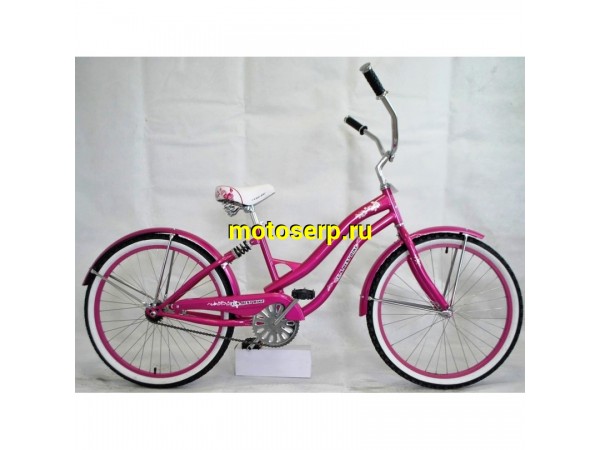 Купить  ====24" CRUISER BKW-9908 (Lady) (Круизер  Бкм-9908) (Жен) 24"; 1cк; рама-сталь; тормоз-ножной (шт) (Грехнев (0 купить с доставкой по Москве и России, цена, технические характеристики, комплектация фото  - motoserp.ru