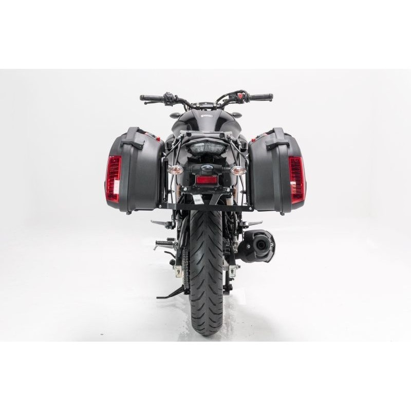 Купить  Кофры боковые, пластиковые 22Л BAJAJ (комп) (Bajaj PN124.030 купить с доставкой по Москве и России, цена, технические характеристики, комплектация фото  - motoserp.ru