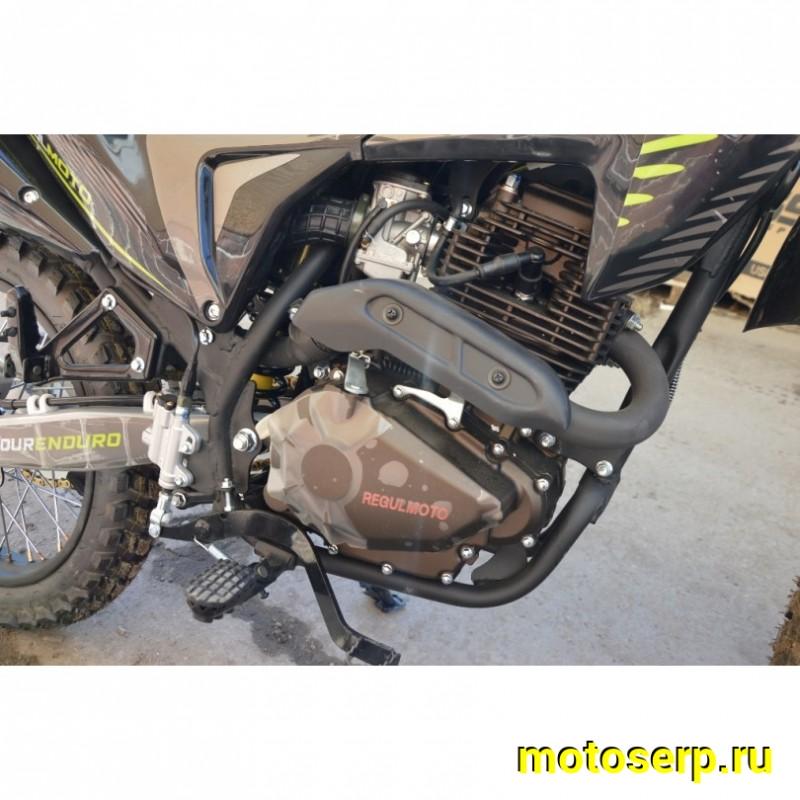 Купить  Мотоцикл внедорожный Regulmoto TE-300 (Tour Enduro) PR Черный/ зеленый (ЭПТС), Тур-эндуро, 21/18, 172FMM + баланс. вал, 4T, 300cc, 6КПП (шт) купить с доставкой по Москве и России, цена, технические характеристики, комплектация фото  - motoserp.ru