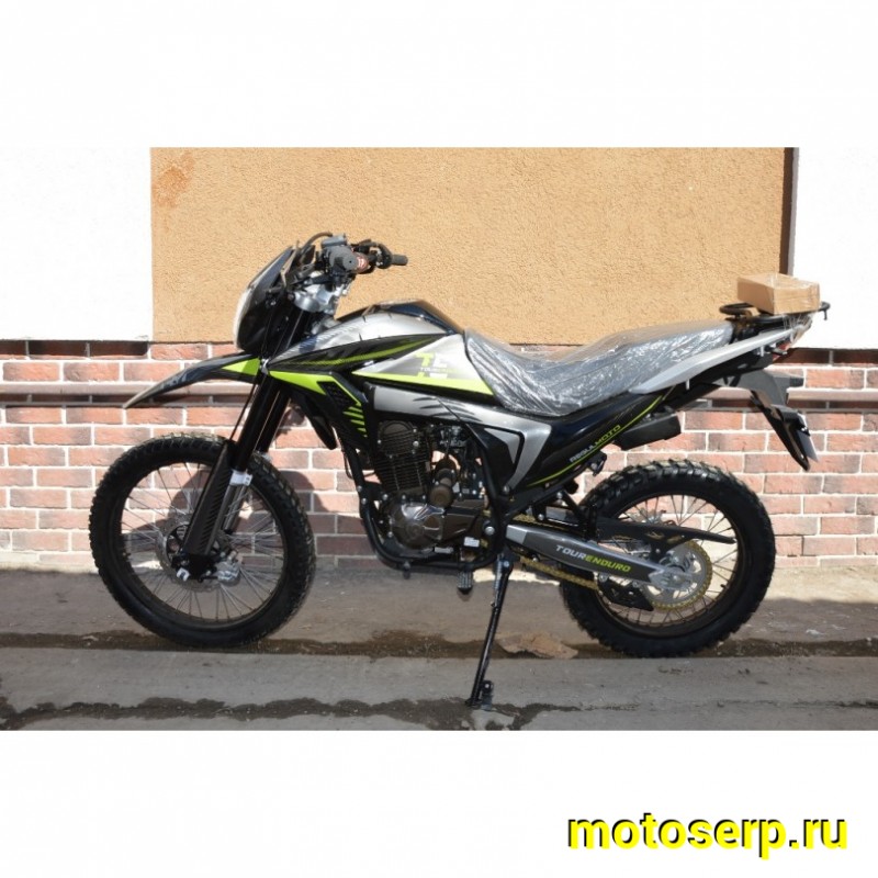 Купить  Мотоцикл внедорожный Regulmoto TE-300 (Tour Enduro) PR Черный/ зеленый (ЭПТС), Тур-эндуро, 21/18, 172FMM + баланс. вал, 4T, 300cc, 6КПП (шт) купить с доставкой по Москве и России, цена, технические характеристики, комплектация фото  - motoserp.ru