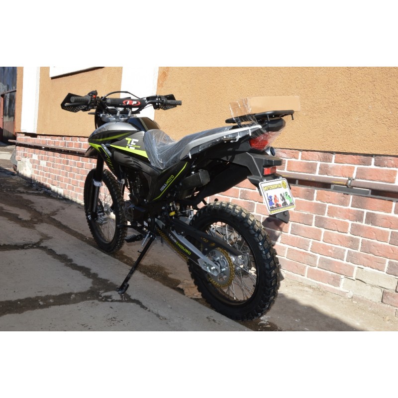 Купить  Мотоцикл внедорожный Regulmoto TE-300 (Tour Enduro) PR Черный/ зеленый (ЭПТС), Тур-эндуро, 21/18, 172FMM + баланс. вал, 4T, 300cc, 6КПП (шт) купить с доставкой по Москве и России, цена, технические характеристики, комплектация фото  - motoserp.ru