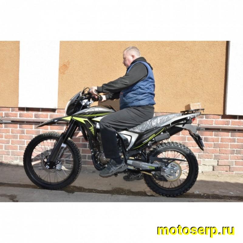 Купить  Мотоцикл внедорожный Regulmoto TE-300 (Tour Enduro) PR Черный/ зеленый (ЭПТС), Тур-эндуро, 21/18, 172FMM + баланс. вал, 4T, 300cc, 6КПП (шт) купить с доставкой по Москве и России, цена, технические характеристики, комплектация фото  - motoserp.ru