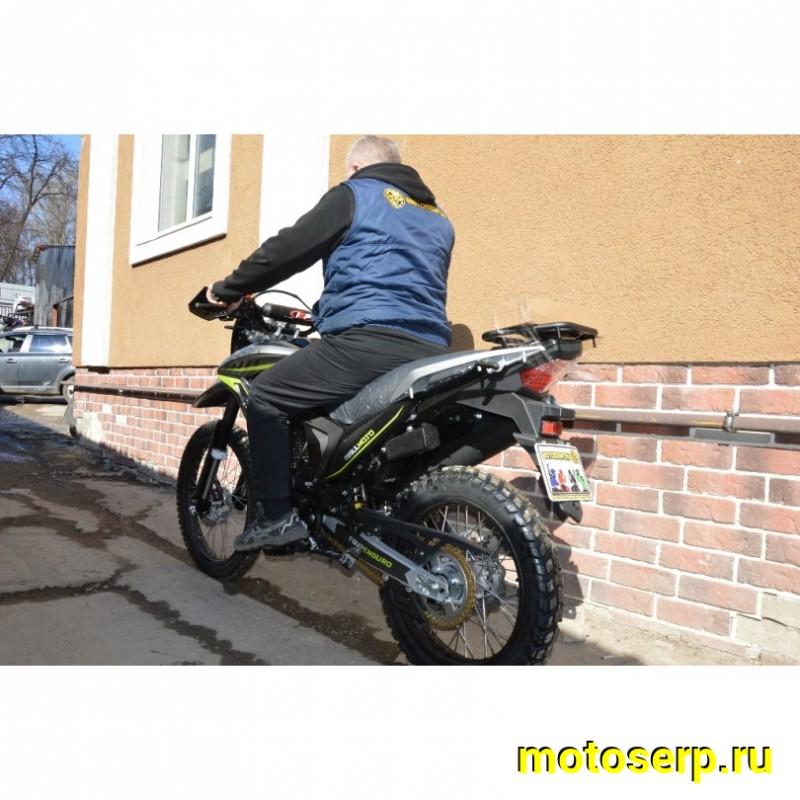 Купить  Мотоцикл внедорожный Regulmoto TE-300 (Tour Enduro) PR Черный/ зеленый (ЭПТС), Тур-эндуро, 21/18, 172FMM + баланс. вал, 4T, 300cc, 6КПП (шт) купить с доставкой по Москве и России, цена, технические характеристики, комплектация фото  - motoserp.ru