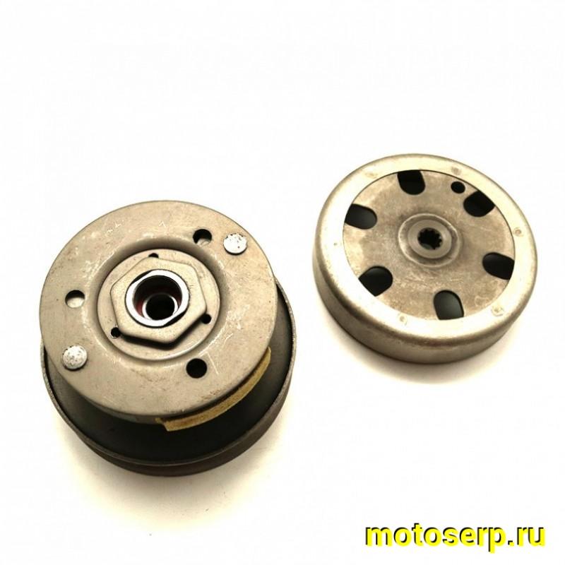 Купить  Сцепление центробежное в сб. (вариатор задний) Suzuki Let's "SEE" (щека D-122mm, барабан d-110mm 10зуб.) (шт) (R1 купить с доставкой по Москве и России, цена, технические характеристики, комплектация фото  - motoserp.ru