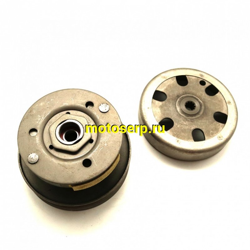 Купить  Сцепление центробежное в сб. (вариатор задний) Suzuki Let's "SEE" (щека D-118mm, барабан d-109mm 10зуб.) (шт) (R1 купить с доставкой по Москве и России, цена, технические характеристики, комплектация фото  - motoserp.ru