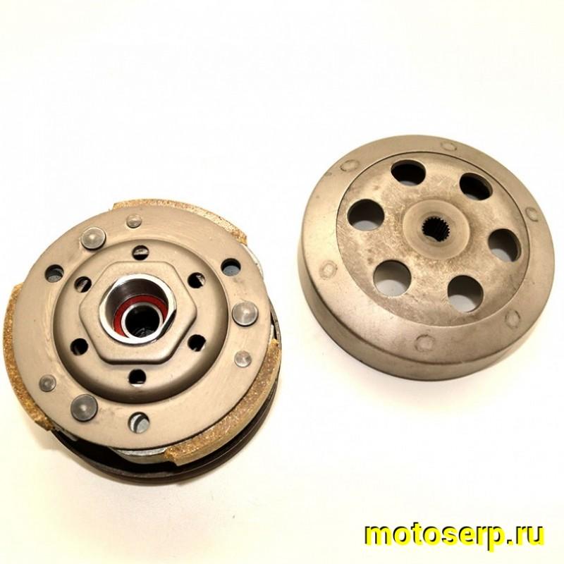 Купить  Сцепление центробежное в сб. (вариатор задний) 139QMB, Honda AF18/24, R50, и др. (щека D-101mm, барабан d-107mm 22зуб) (шт) (К-дар 2101224 купить с доставкой по Москве и России, цена, технические характеристики, комплектация фото  - motoserp.ru