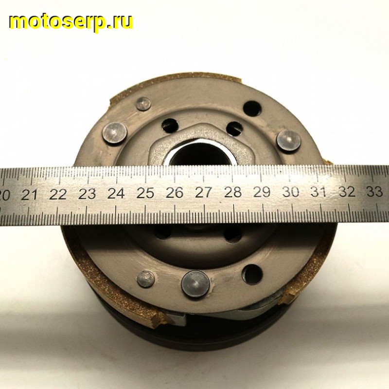 Купить  Сцепление центробежное в сб. (вариатор задний) 139QMB, Honda AF18/24, R50, и др. (щека D-101mm, барабан d-107mm 22зуб) (шт) (К-дар 2101224 купить с доставкой по Москве и России, цена, технические характеристики, комплектация фото  - motoserp.ru