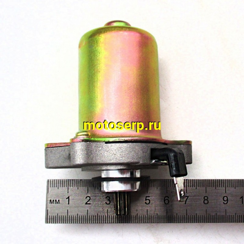 Купить  Стартер электрический (электростартер) в сб. Honda Dio-50 (Tact-50) "SEE" (11 зуб. L-12mm. D-7mm) (шт) (К-дар 2102207 купить с доставкой по Москве и России, цена, технические характеристики, комплектация фото  - motoserp.ru