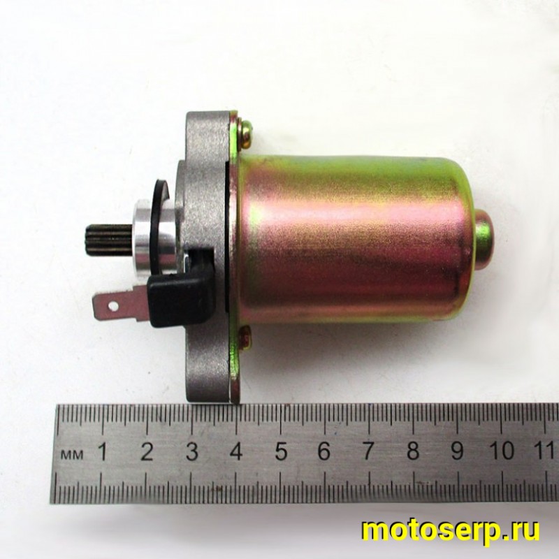 Купить  Стартер электрический (электростартер) в сб. Honda Dio-50 (Tact-50) "SEE" (11 зуб. L-12mm. D-7mm) (шт) (К-дар 2102207 купить с доставкой по Москве и России, цена, технические характеристики, комплектация фото  - motoserp.ru