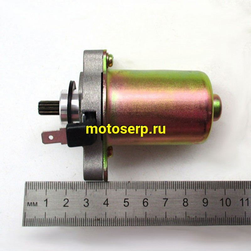 Купить  Стартер электрический (электростартер) в сб. Honda Dio-50 (Tact-50) "SEE" (11 зуб. L-12mm. D-7mm) (шт) (К-дар 2102207 купить с доставкой по Москве и России, цена, технические характеристики, комплектация фото  - motoserp.ru