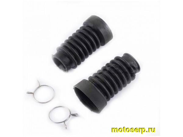 Купить  ====Гофры (чехлы) резиновые передней вилки скутер GY6 50cc D45, d27, L88mm (0 купить с доставкой по Москве и России, цена, технические характеристики, комплектация фото  - motoserp.ru