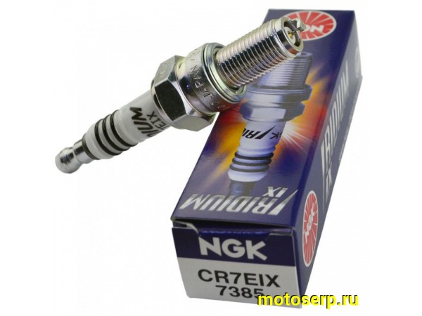Купить  Свеча зажигания ( 7) NGK CR7EIX (шт) JP 			 купить с доставкой по Москве и России, цена, технические характеристики, комплектация фото  - motoserp.ru