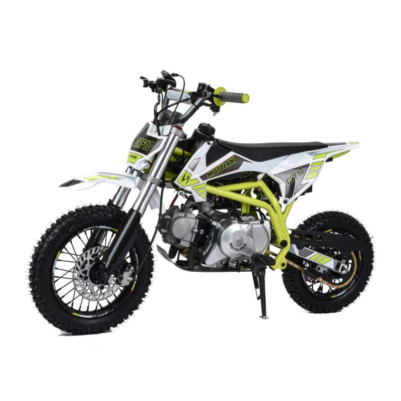 Купить  Питбайк Motoland CRF 10 (спортинв), 70сс, 4Т, возд.охл.,  АВТОМАТ, эл-стартер, диск/диск ,12"/10" (шт) (ML 18649 (0  (ФОТО купить с доставкой по Москве и России, цена, технические характеристики, комплектация фото  - motoserp.ru
