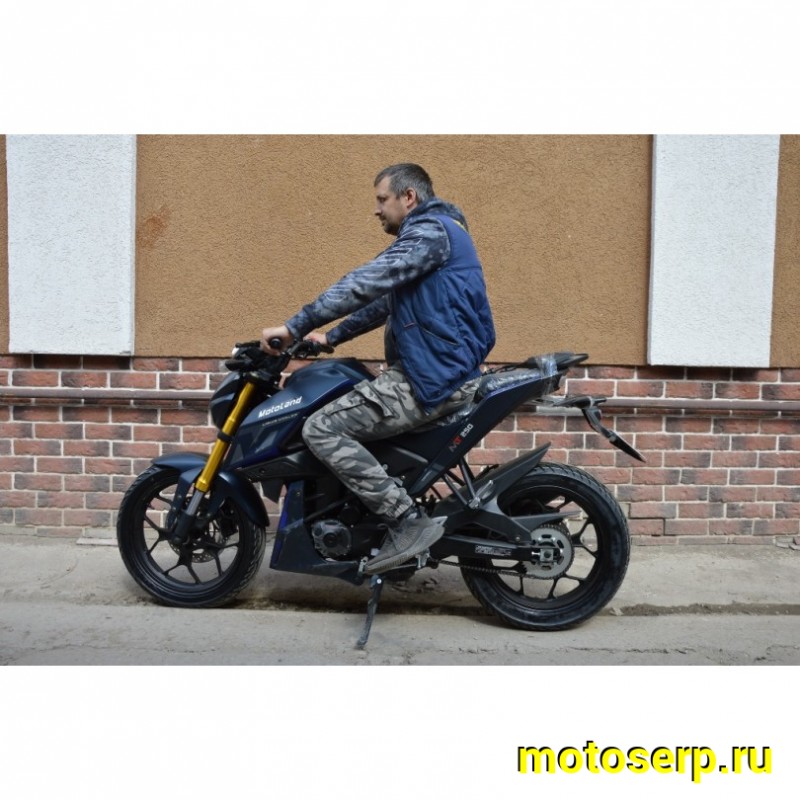 Купить  Мотоцикл Motoland 250 MT250 (172FMM-5/PR250) синий, балансирн. вал, кол. 17", диск/диск, вилка перевертыш (шт) (ML 17687 купить с доставкой по Москве и России, цена, технические характеристики, комплектация фото  - motoserp.ru