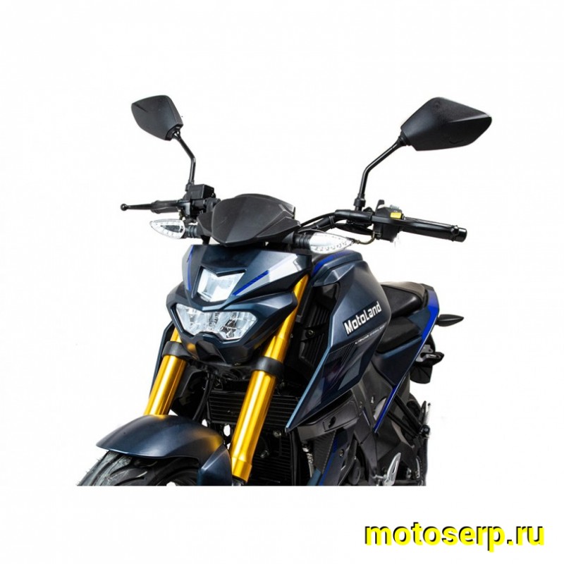 Купить  Мотоцикл Motoland 250 MT250 (172FMM-5/PR250) синий, балансирн. вал, кол. 17", диск/диск, вилка перевертыш (шт) (ML 17687 купить с доставкой по Москве и России, цена, технические характеристики, комплектация фото  - motoserp.ru