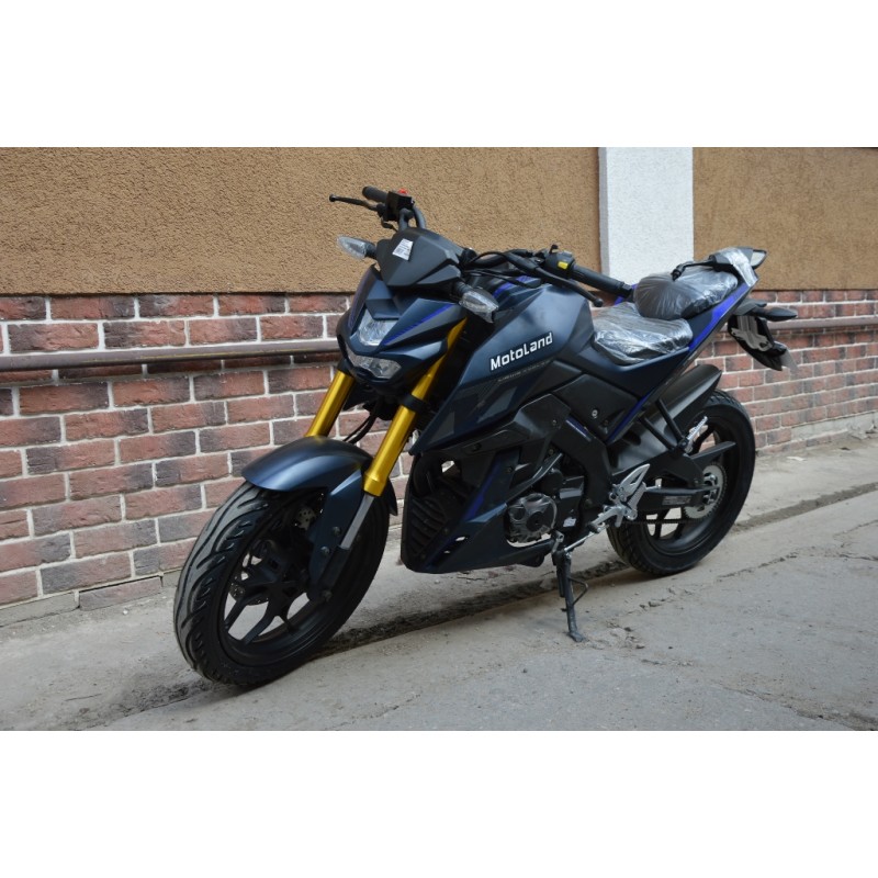 Купить  Мотоцикл Motoland 250 MT250 (172FMM-5/PR250) синий, балансирн. вал, кол. 17", диск/диск, вилка перевертыш (шт) (ML 17687 купить с доставкой по Москве и России, цена, технические характеристики, комплектация фото  - motoserp.ru