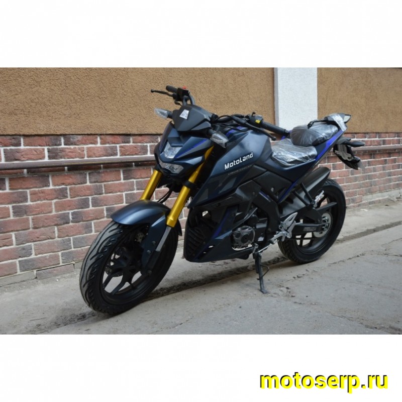 Купить  Мотоцикл Motoland 250 MT250 (172FMM-5/PR250) синий, балансирн. вал, кол. 17", диск/диск, вилка перевертыш (шт) (ML 17687 купить с доставкой по Москве и России, цена, технические характеристики, комплектация фото  - motoserp.ru