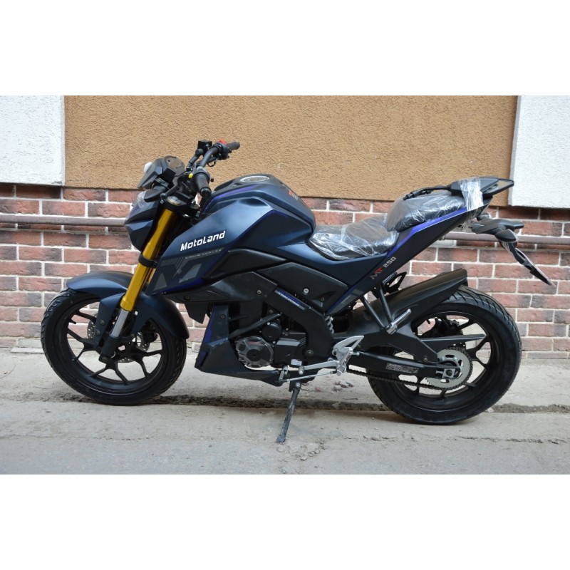 Купить  Мотоцикл Motoland 250 MT250 (172FMM-5/PR250) синий, балансирн. вал, кол. 17", диск/диск, вилка перевертыш (шт) (ML 17687 купить с доставкой по Москве и России, цена, технические характеристики, комплектация фото  - motoserp.ru