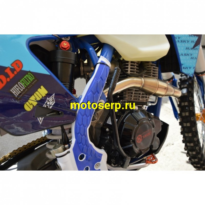 Купить  ====Мотоцикл Кросс/Эндуро Hasky F6 300 GAS (спортинв.) 21/18, 4Т, 172FMM,возд.охл.,карбюр.,торм. диск/диск. (шт) (Hasky купить с доставкой по Москве и России, цена, технические характеристики, комплектация фото  - motoserp.ru