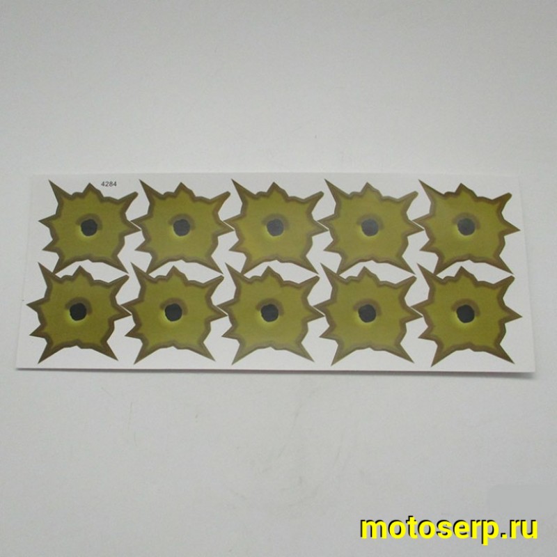Купить  Наклейки (набор) обманка (26х10, золотые) (шт) (0 купить с доставкой по Москве и России, цена, технические характеристики, комплектация фото  - motoserp.ru