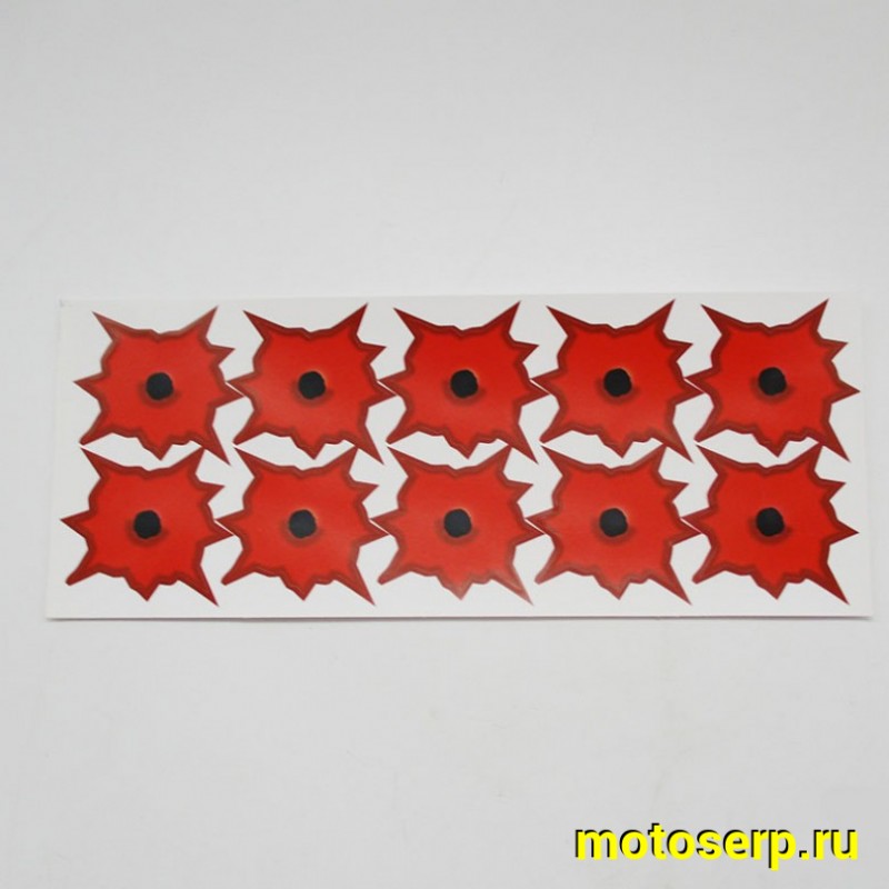 Купить  Наклейки (набор) обманка (26х10, красные) (шт) (0 купить с доставкой по Москве и России, цена, технические характеристики, комплектация фото  - motoserp.ru