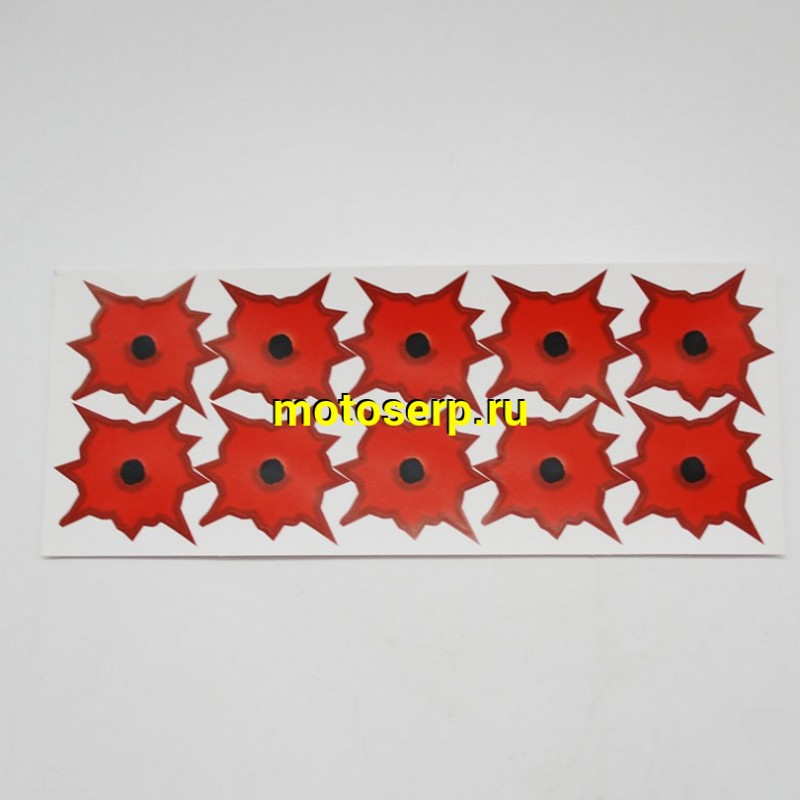 Купить  Наклейки (набор) обманка (26х10, красные) (шт) (0 купить с доставкой по Москве и России, цена, технические характеристики, комплектация фото  - motoserp.ru