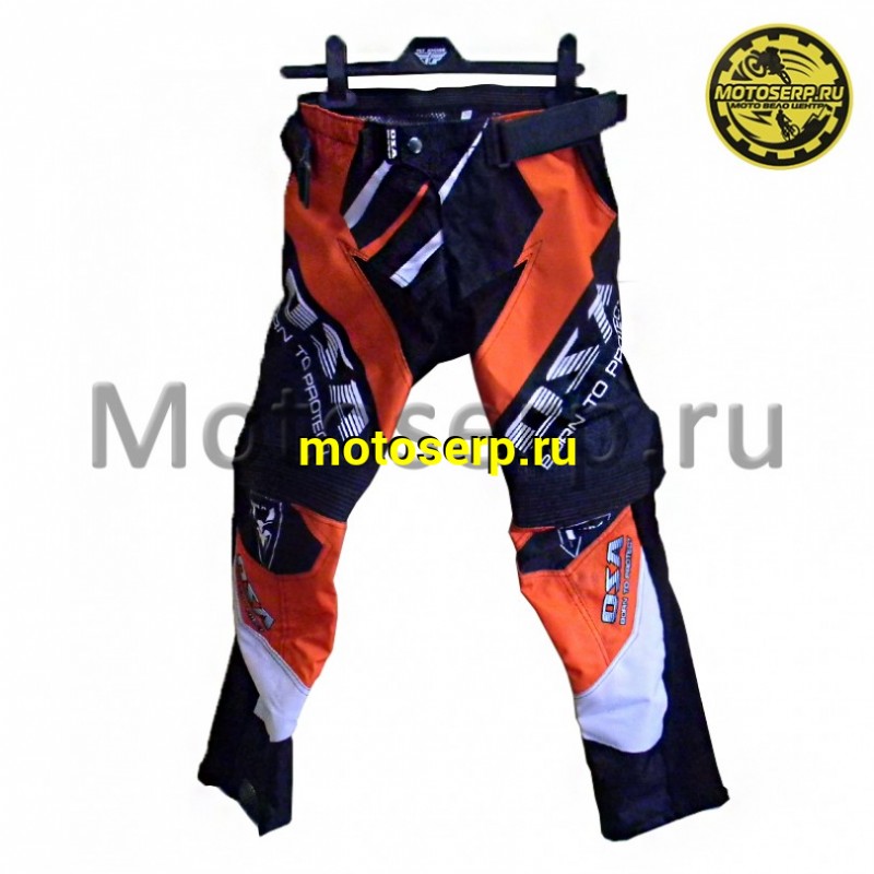 Купить  Штаны для мотокросса OSA Motocross black/orange 28 р-р (шт)  (JP купить с доставкой по Москве и России, цена, технические характеристики, комплектация фото  - motoserp.ru