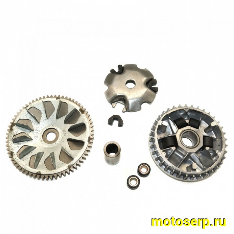 Купить  Вариатор передний 153QMI 150-125cc в сборе ТЮНИНГ (Щека D-101mm, втулка d-20mm) (шт) (0 купить с доставкой по Москве и России, цена, технические характеристики, комплектация фото  - motoserp.ru