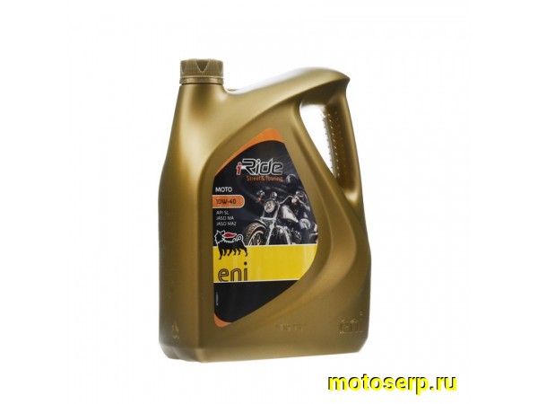 Купить  Масло ENI 4Т i-Ride moto 10W40  п/синт.4л (шт)  (SM 743-5144 купить с доставкой по Москве и России, цена, технические характеристики, комплектация фото  - motoserp.ru