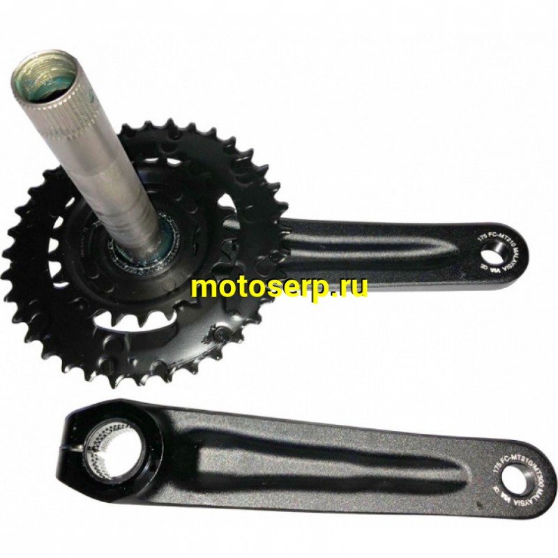 Купить  Шатуны 2 зв. на шлицах Алюм. 36/22 зуб. Shimano FC-MT210-B2, FOR REAR 9-SPEED 170мм Вело (пар) (Грат Вест 140899 (Ряб купить с доставкой по Москве и России, цена, технические характеристики, комплектация фото  - motoserp.ru