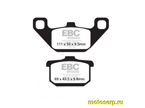 Купить  Тормозные колодки EBC FA085 JP  (компл)    купить с доставкой по Москве и России, цена, технические характеристики, комплектация фото  - motoserp.ru