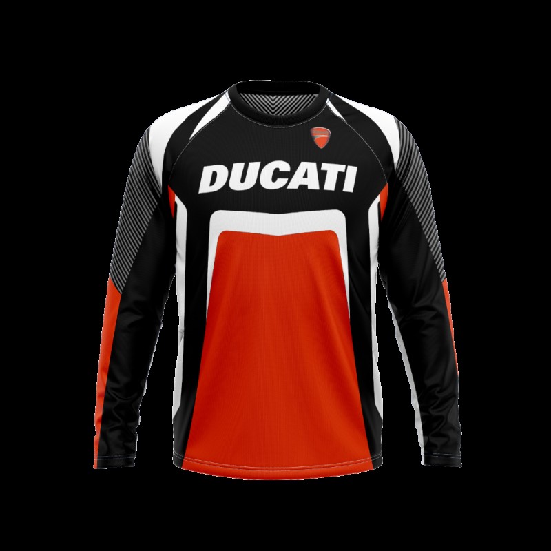 Купить  Джерси (футболка для мотокросса) V-RUS DUCATI (цвет: мультицвет) (XXL) (шт) (0 купить с доставкой по Москве и России, цена, технические характеристики, комплектация фото  - motoserp.ru