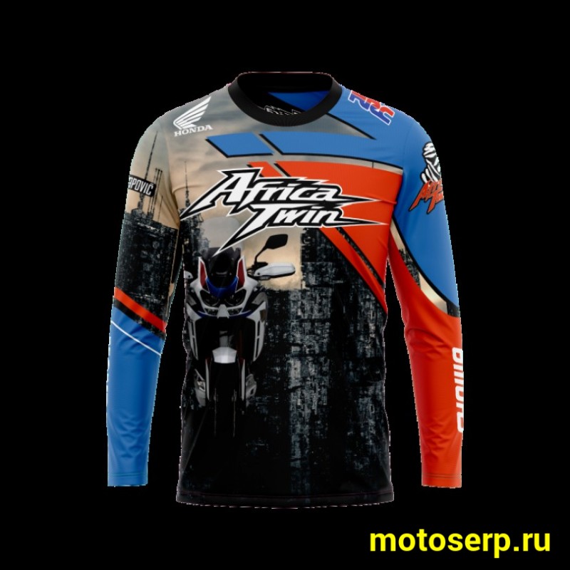Купить  Джерси (футболка для мотокросса) V-RUS Honda Africa Twin (цвет: мультицвет) (XXL) (шт) (0 купить с доставкой по Москве и России, цена, технические характеристики, комплектация фото  - motoserp.ru