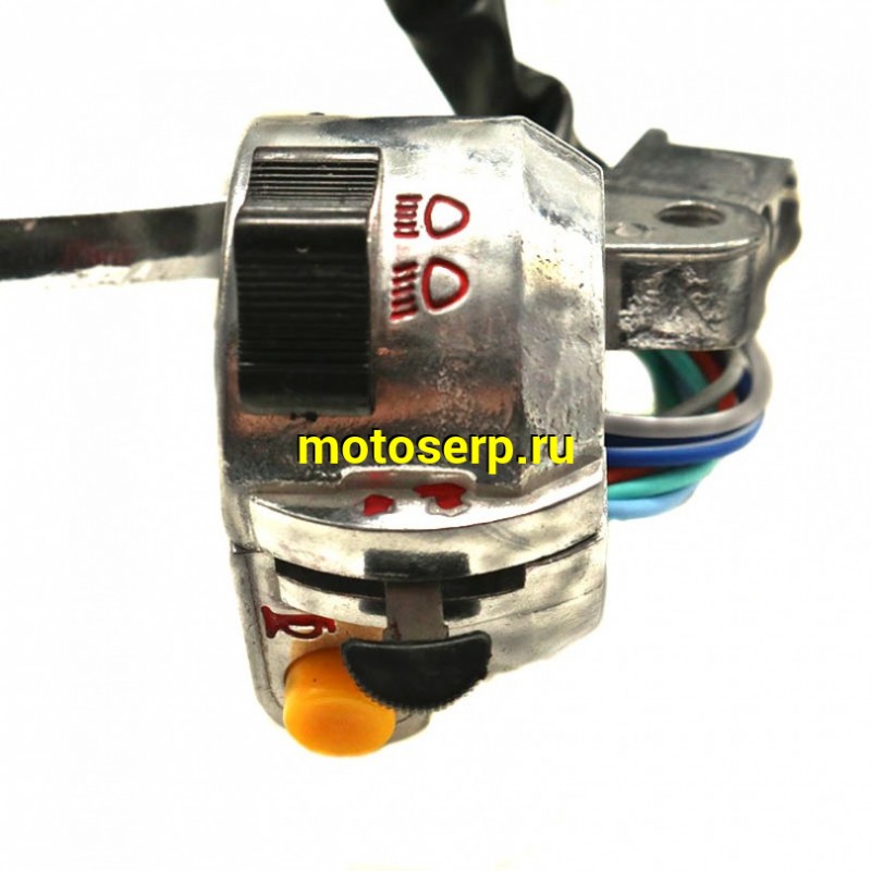 Купить  Переключатели руля (ПК) блок переключателя (8, 6 пров.) Delta Альфа с рычагами (хром) (ком) (Мир 10547 (TATA 10022380 (MT K-6310 купить с доставкой по Москве и России, цена, технические характеристики, комплектация фото  - motoserp.ru