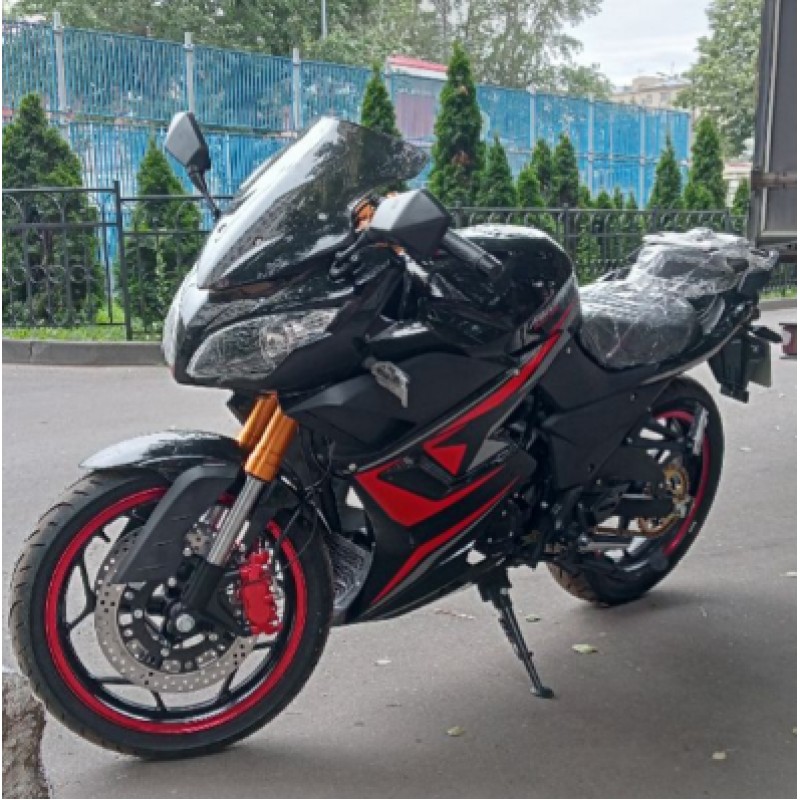 Купить  Мотоцикл MM FALCON SPEEDFIRE 250  (ФАЛКОН СПИДФАЕР) спорт 4так,250cc, 2 глушителя; кол. 17"; 5 пер, эл.стартер, передн 2-х диск. торм. (шт) купить с доставкой по Москве и России, цена, технические характеристики, комплектация фото  - motoserp.ru
