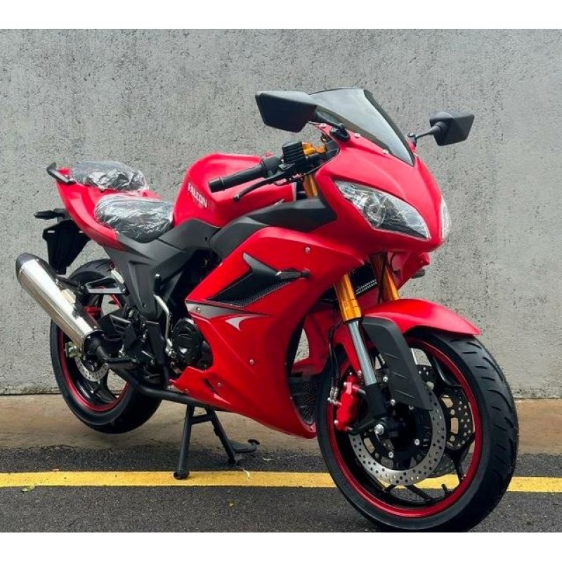 Купить  Мотоцикл MM FALCON SPEEDFIRE 250  (ФАЛКОН СПИДФАЕР) спорт 4так,250cc, 2 глушителя; кол. 17"; 5 пер, эл.стартер, передн 2-х диск. торм. (шт) купить с доставкой по Москве и России, цена, технические характеристики, комплектация фото  - motoserp.ru