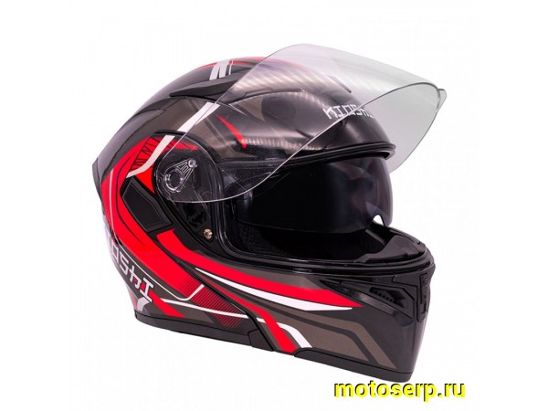 Купить  Шлем трансформер (модуляр) KIOSHI Tourist 316/902 M красный р-р XL (шт) (Regul 102288-4 купить с доставкой по Москве и России, цена, технические характеристики, комплектация фото  - motoserp.ru