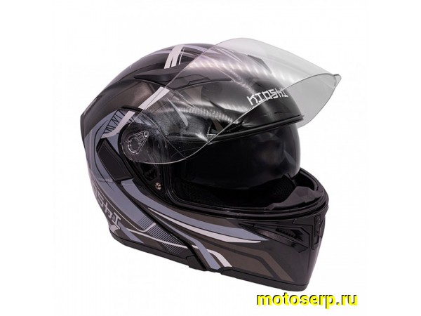 Купить  Шлем трансформер (модуляр) KIOSHI Tourist 316 М серый р-р XL (шт) (Regul 102288-16 купить с доставкой по Москве и России, цена, технические характеристики, комплектация фото  - motoserp.ru