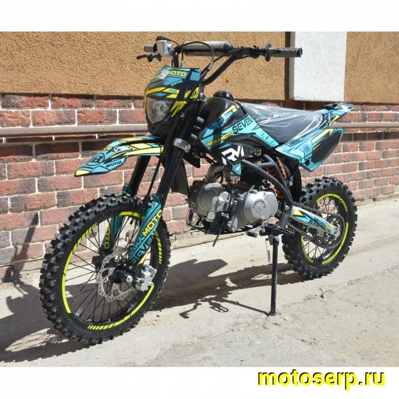 Купить  Питбайк Regulmoto SEVEN (спортинв), 17/14, 4Т, 125(50)сс (шт) купить с доставкой по Москве и России, цена, технические характеристики, комплектация фото  - motoserp.ru