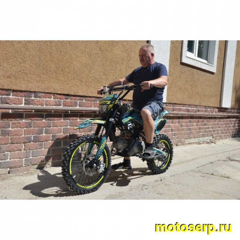 Купить  Питбайк Regulmoto SEVEN (спортинв), 17/14, 4Т, 125(50)сс (шт) купить с доставкой по Москве и России, цена, технические характеристики, комплектация фото  - motoserp.ru